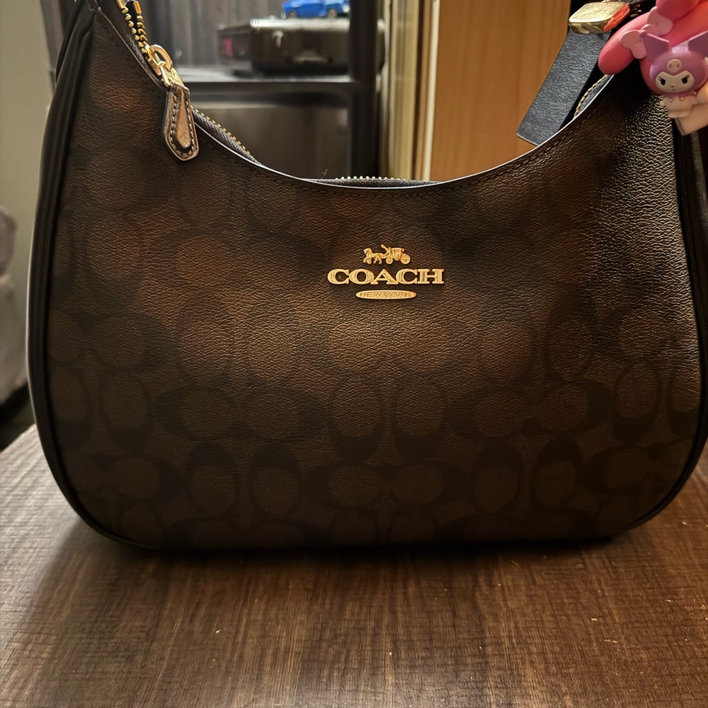 Signature canvas Coach shoulder & crossbody bag